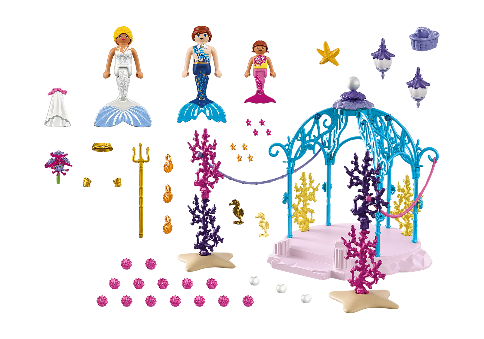 Playmobil 72104 Underwater Wedding ของเล่นบทบาทสมมติ เมอร์เมด งานแต่งงานใต้ทะเล - Image 2