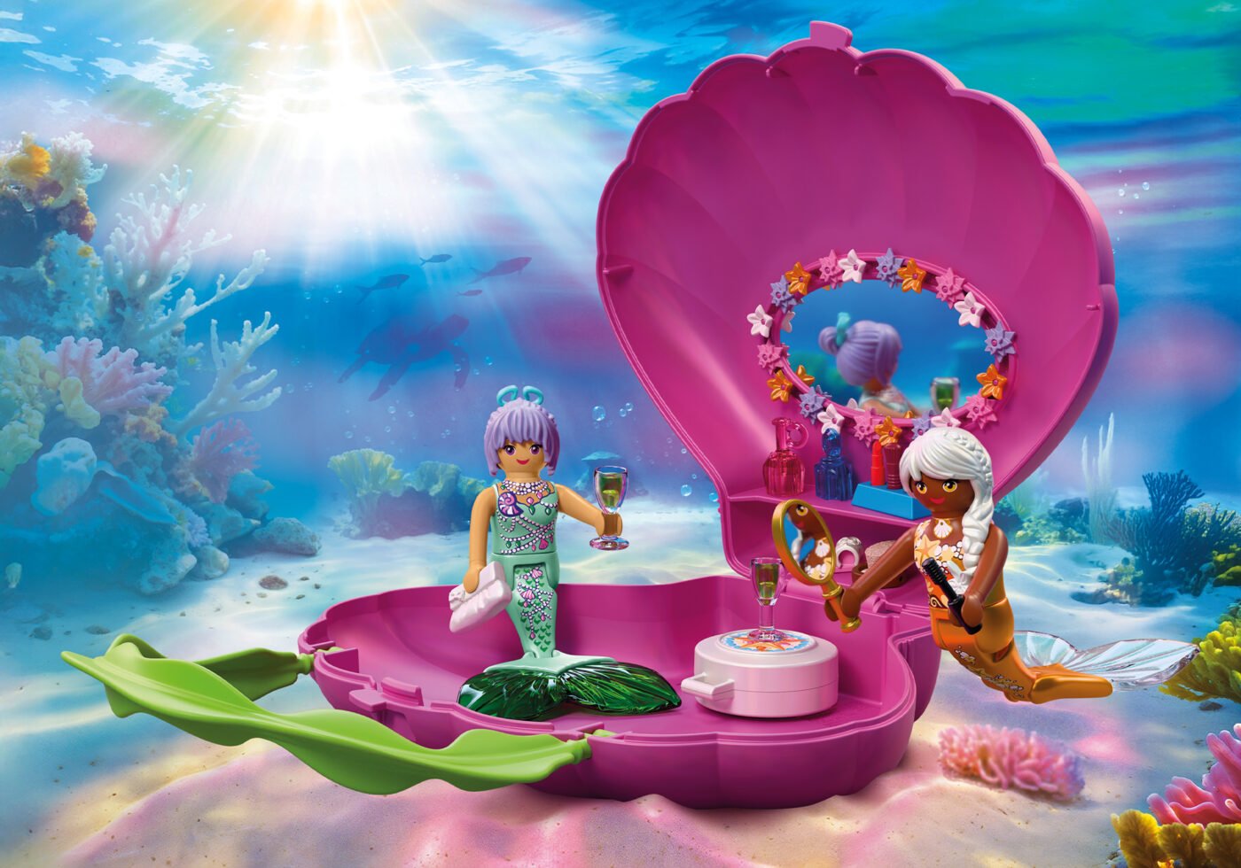Playmobil 72105 Mermaid Shell Bag ของเล่นบทบาทสมมติ เมอร์เมด เปลือกหอยนางเงือก