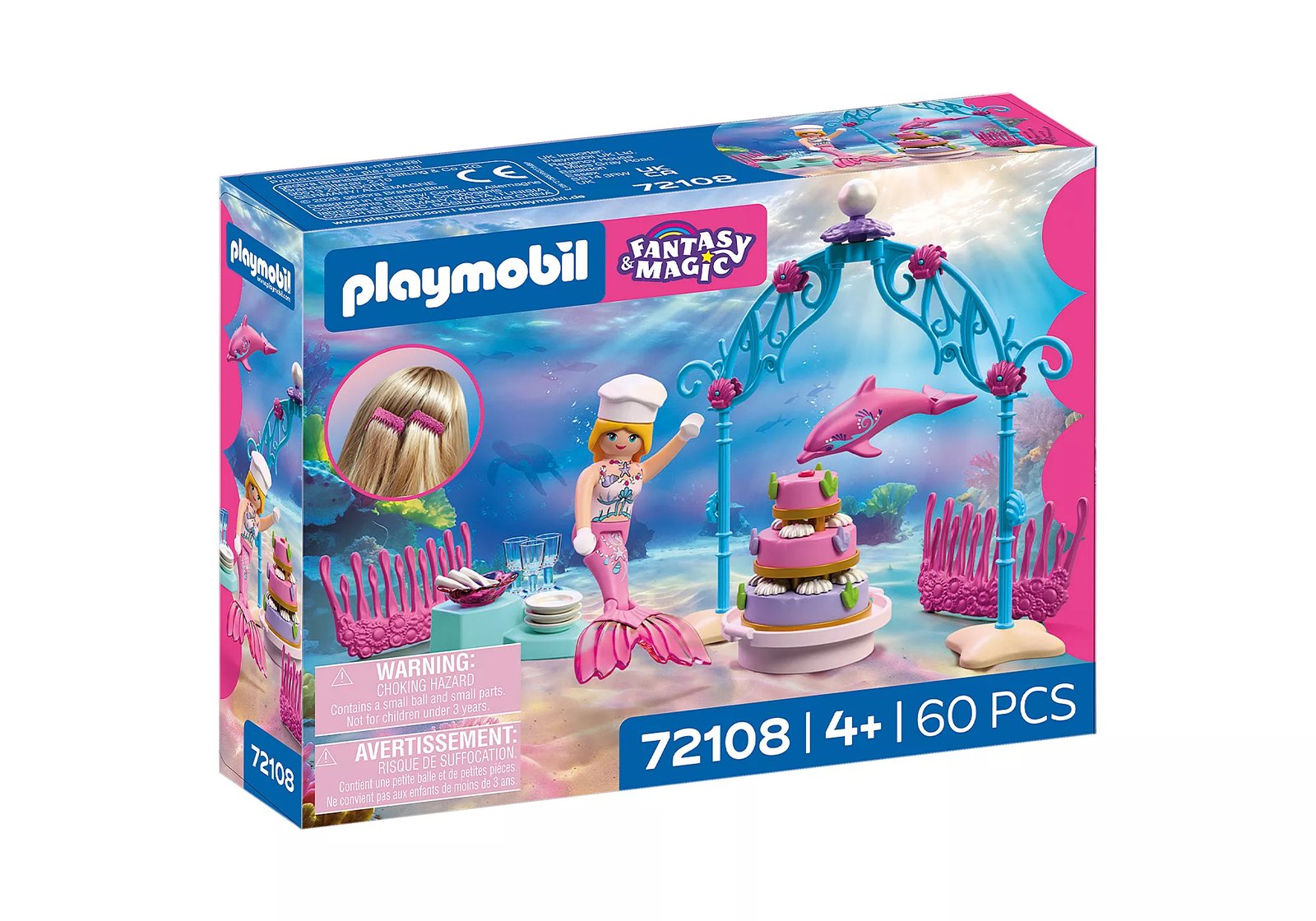 Playmobil 72108 Underwater Wedding Buffet ของเล่นบทบาทสมมติ เมอร์เมด บุฟเฟต์งานแต่งงานใต้ทะเล - Image 3
