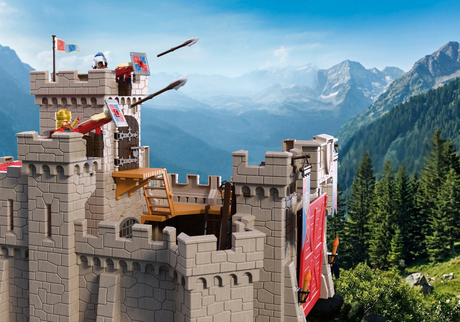 Playmobil 72112 Large Lion Knights Castle ของเล่นบทบาทสมมติ อัศวิน ปราสาทอัศวินสิงโต - Image 7