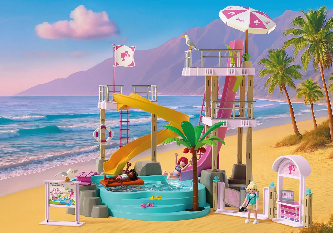 Playmobil 72120 Barbie Waterpark ของเล่นบทบาทสมมติ บาร์บี้ สวนน้ำแสนสนุก - Image 8