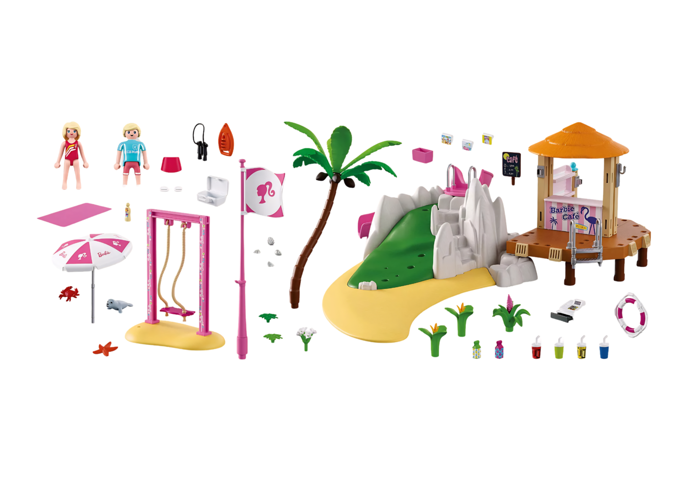 Alternative view of Playmobil 72121 Barbie Beach Café ของเล่นบทบาทสมมติ บาร์บี้ คาเฟ่ริมหาด