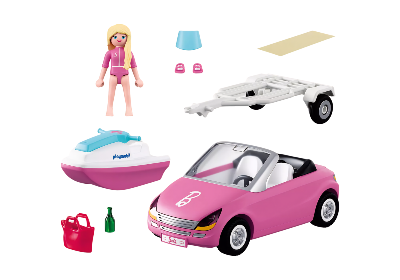 Alternative view of Playmobil 72123 Barbie Convertible ของเล่นบทบาทสมมติ บาร์บี้ รถสปอร์ตบาร์บี้