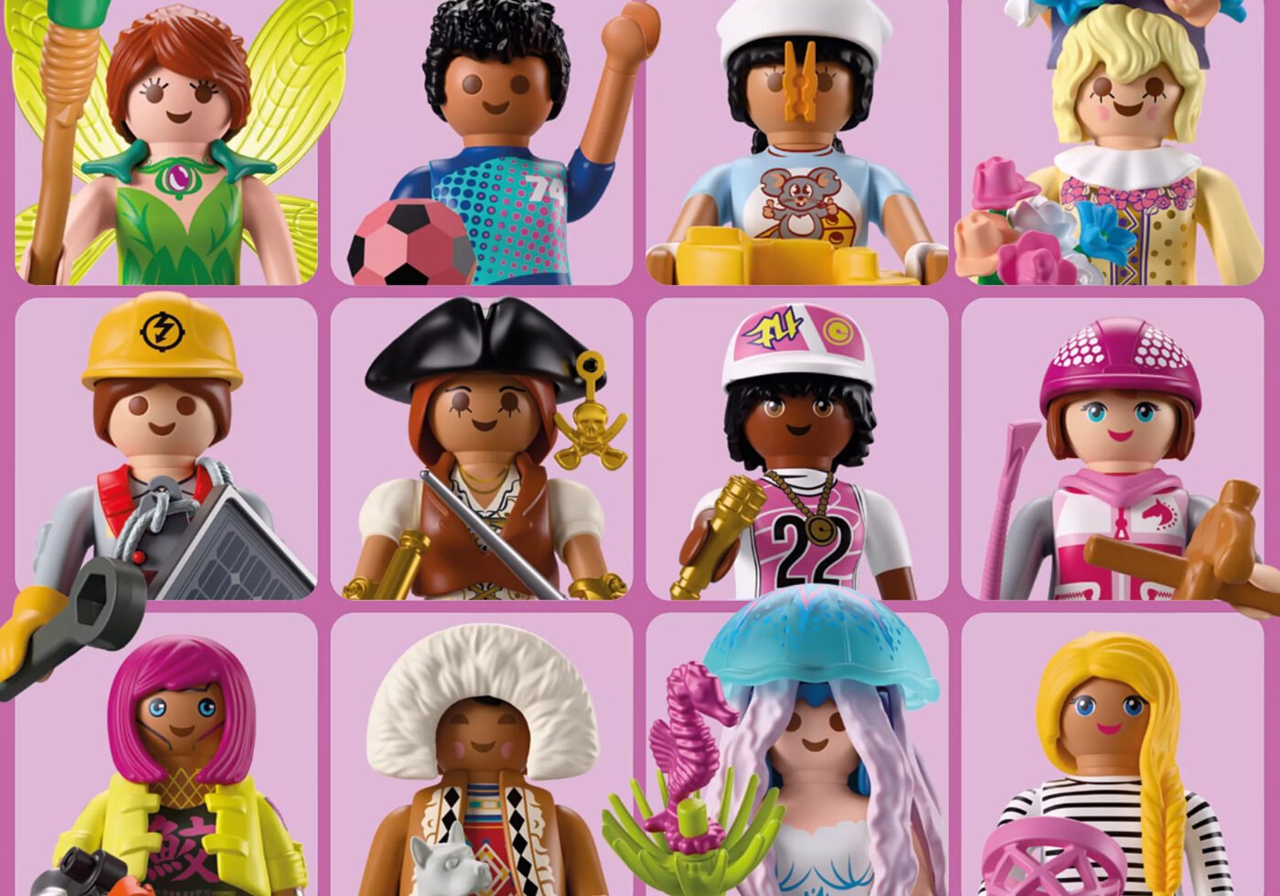 Playmobil 72140 PLAYMOBIL Figures: Girls (Series 30) ของเล่นบทบาทสมมติ ฟิกเกอร์เกิร์ล ซีรีย์ 30