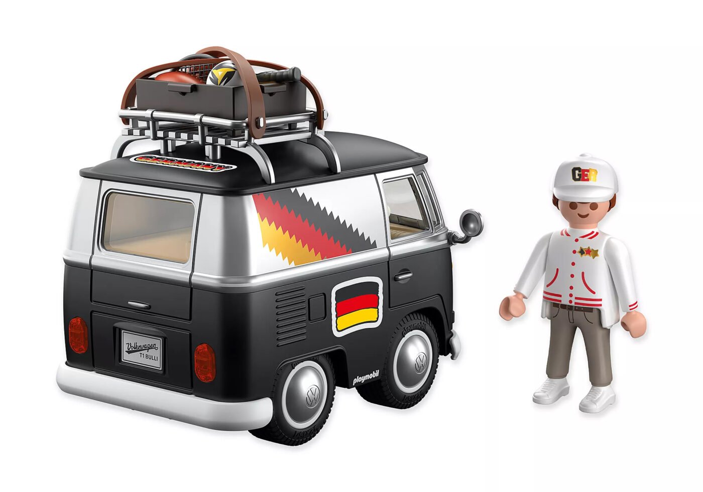 Alternative view of Playmobil 72313 Volkswagen T1 Camper GER Edition ของเล่นบทบาทสมมติ รถของเล่นสะสม รถแคมป์โฟล์คสวาเกน T1 เยอรมนี อิดิชัน