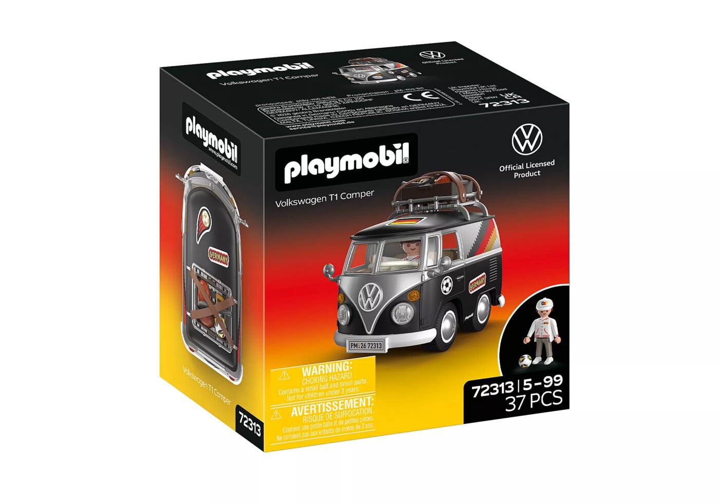 Playmobil 72313 Volkswagen T1 Camper GER Edition ของเล่นบทบาทสมมติ รถของเล่นสะสม รถแคมป์โฟล์คสวาเกน T1 เยอรมนี อิดิชัน - Image 3